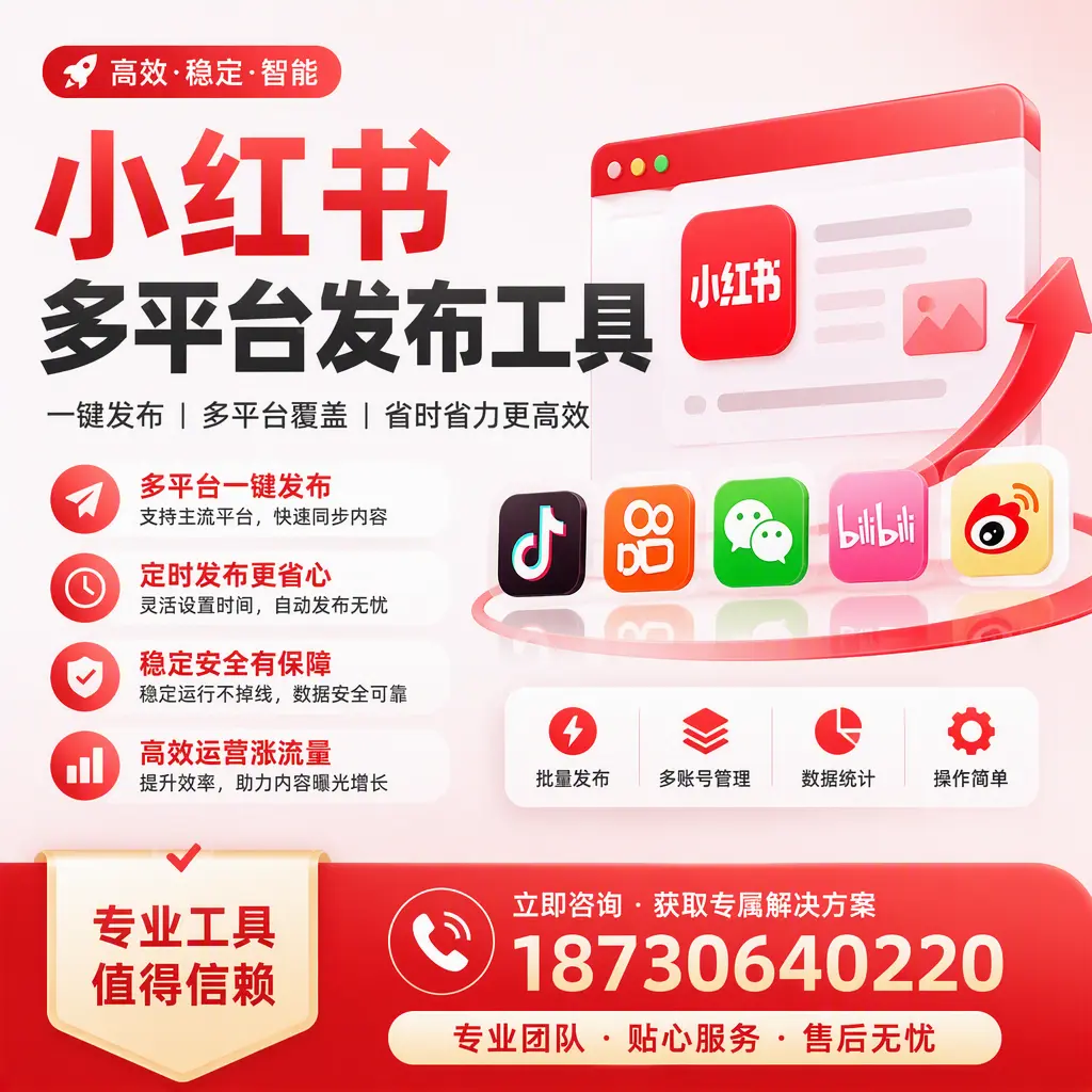 在 南昌 小红书多平台发布工具的市场前景分析